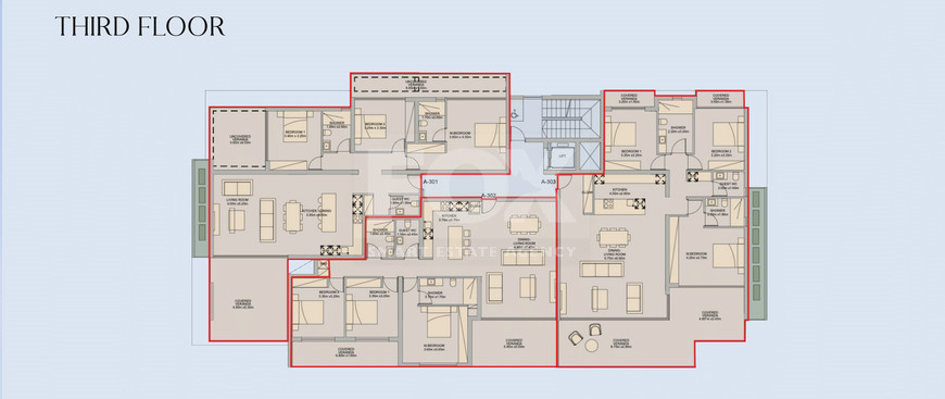 Luxury Mediterranean Living in Prime Paphos | Three bedroom modern apartment with Resort-Style Amenities for sale in Universal area