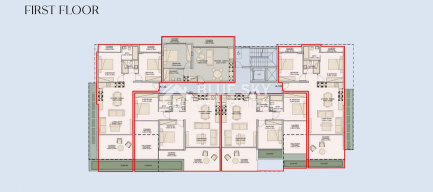 Luxury Mediterranean Living in Prime Paphos | Three bedroom modern apartment with Resort-Style Amenities for sale in Universal area