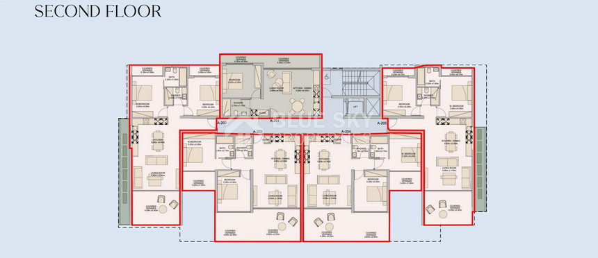 Luxury Mediterranean Living in Prime Paphos | Three bedroom modern apartment with Resort-Style Amenities for sale in Universal area