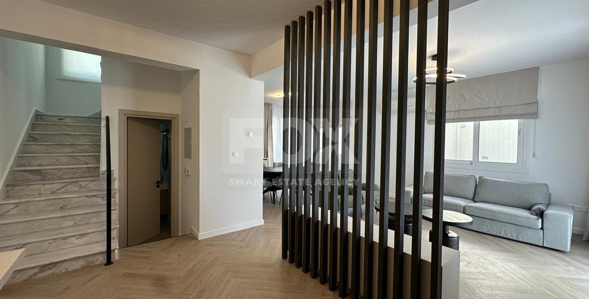 Elegant Fully Renovated Three-Bedroom Semi-Detached House for Rent in Germasogeia, Limassol