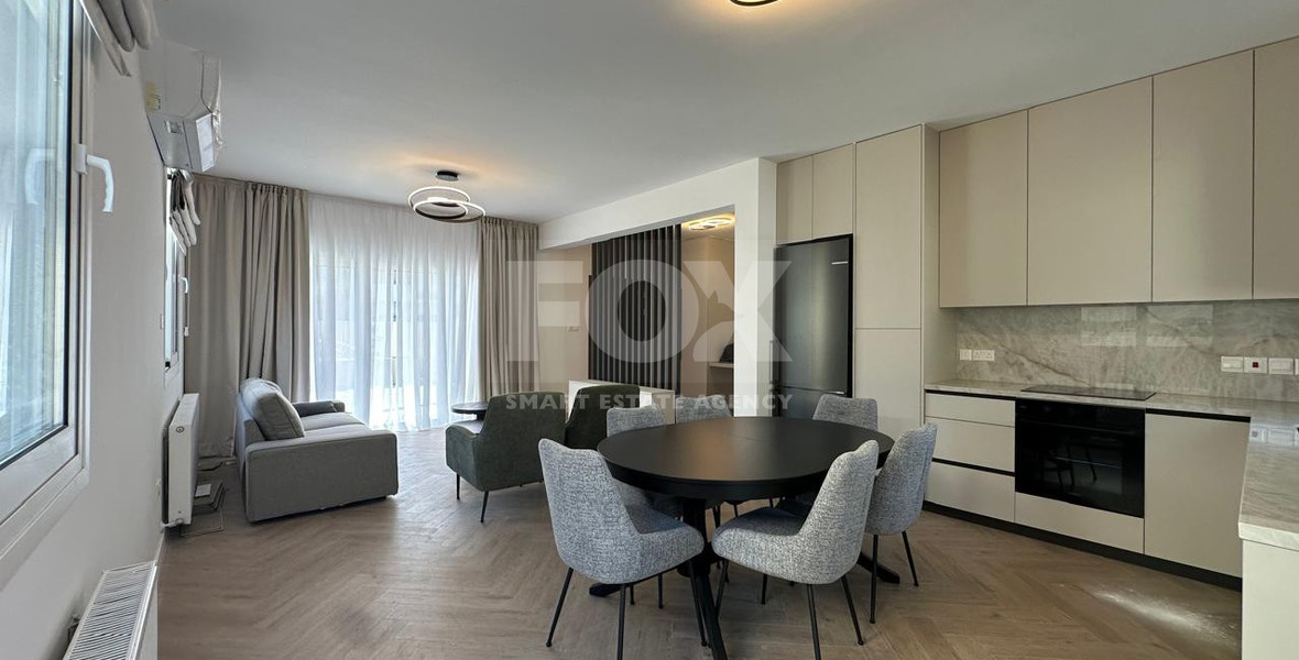 Elegant Fully Renovated Three-Bedroom Semi-Detached House for Rent in Germasogeia, Limassol