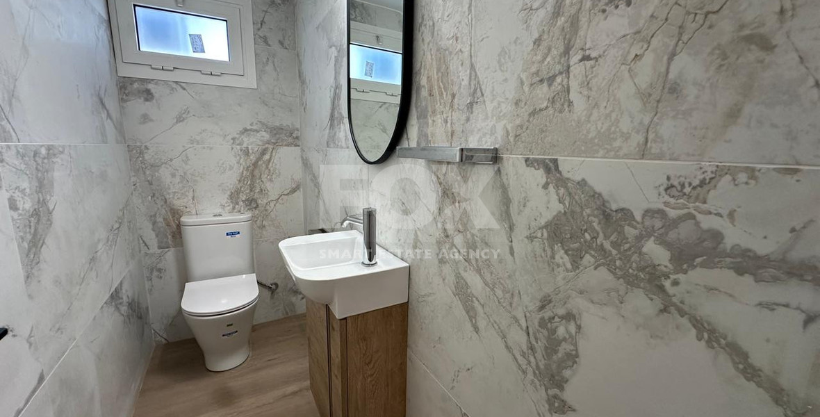 Elegant Fully Renovated Three-Bedroom Semi-Detached House for Rent in Germasogeia, Limassol