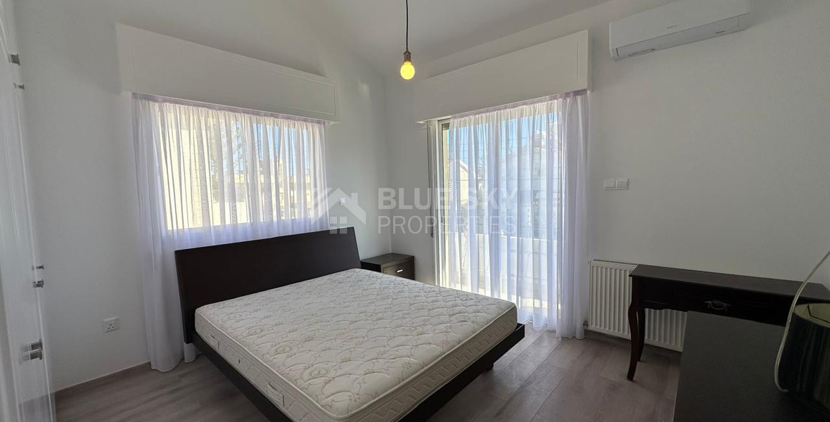 Elegant Fully Renovated Three-Bedroom Semi-Detached House for Rent in Germasogeia, Limassol