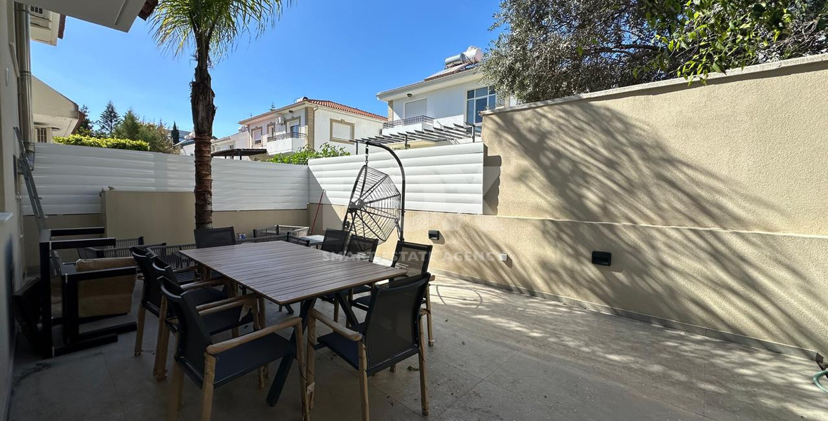 Elegant Fully Renovated Three-Bedroom Semi-Detached House for Rent in Germasogeia, Limassol