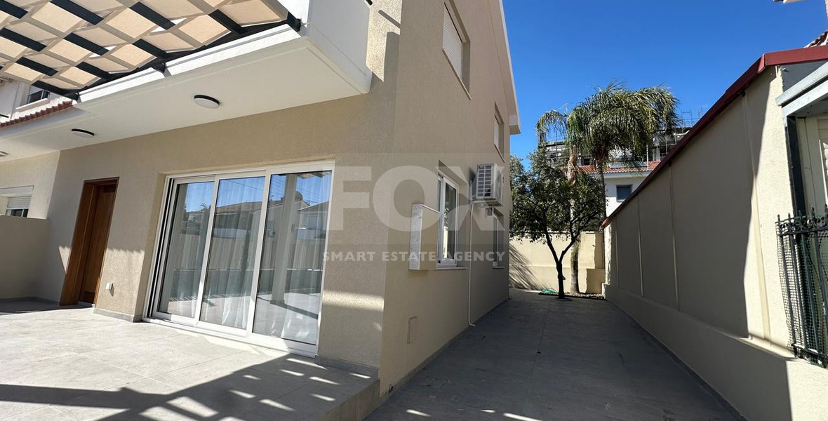 Elegant Fully Renovated Three-Bedroom Semi-Detached House for Rent in Germasogeia, Limassol