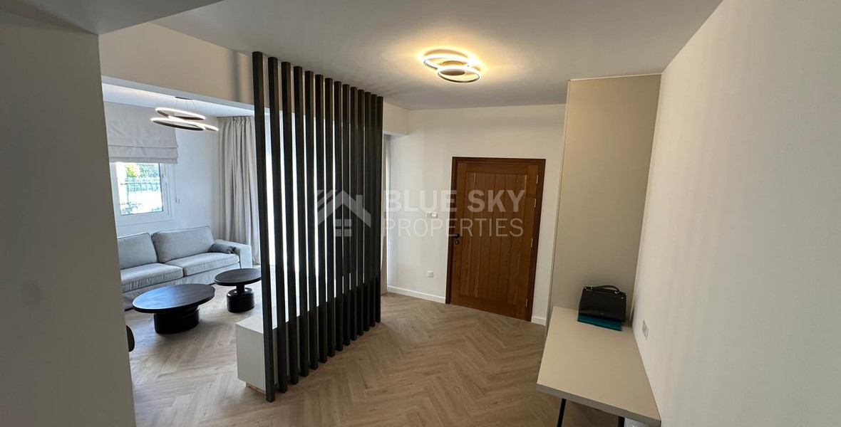 Elegant Fully Renovated Three-Bedroom Semi-Detached House for Rent in Germasogeia, Limassol