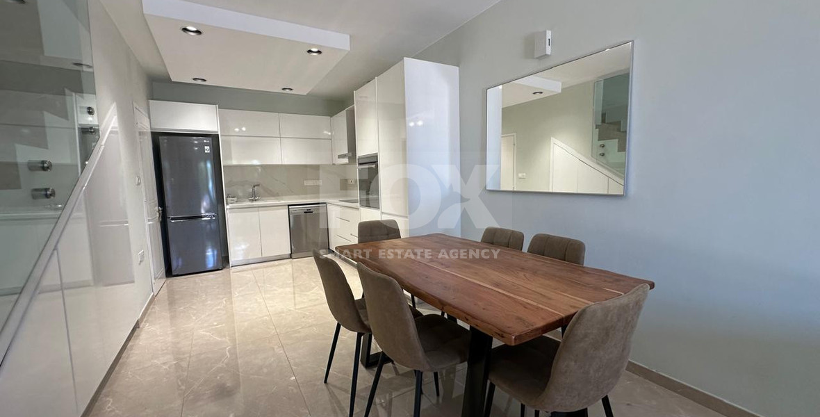 Charming Sea-View Two-Bedroom Semi-Detached House for Rent in Agios Tychon, Limassol