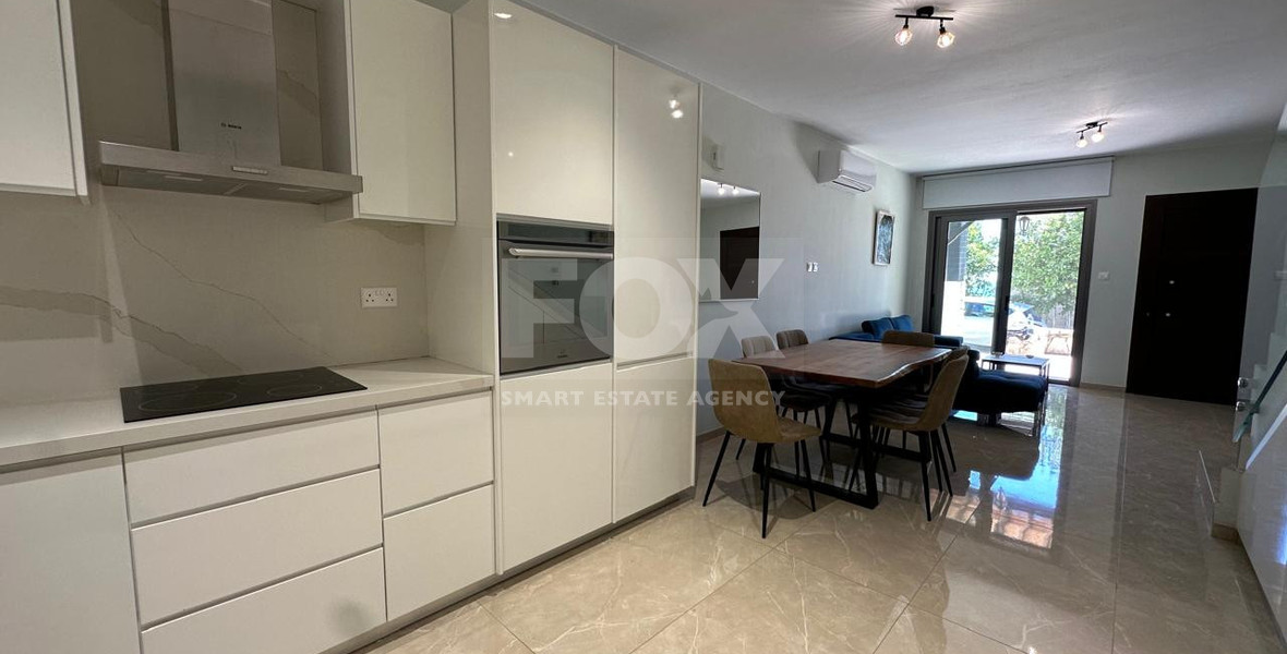 Charming Sea-View Two-Bedroom Semi-Detached House for Rent in Agios Tychon, Limassol