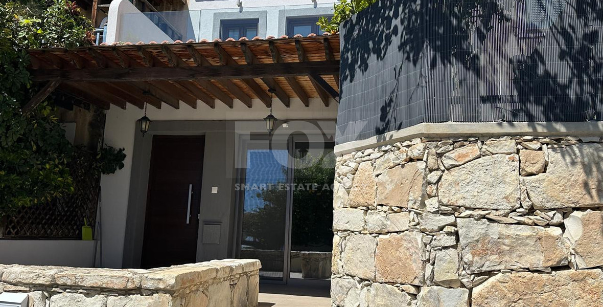 Charming Sea-View Two-Bedroom Semi-Detached House for Rent in Agios Tychon, Limassol