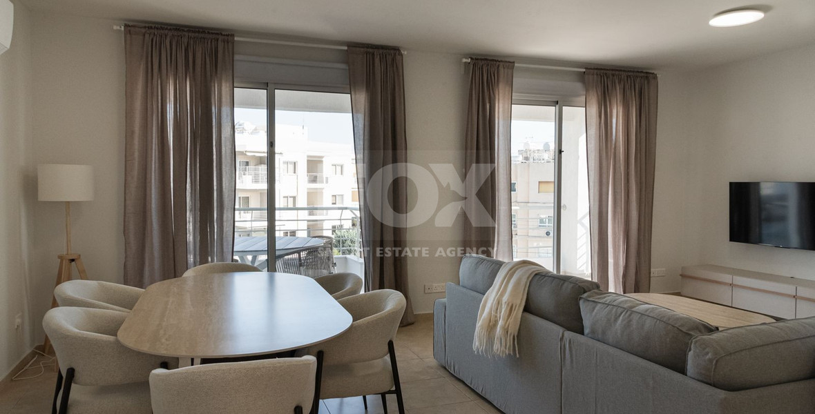 Renovated Three-Bedroom Top Floor Apartment for Rent in Petrou & Pavlou, Limassol