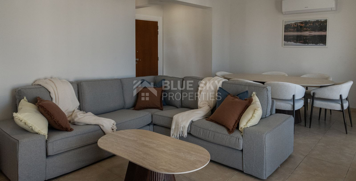 Renovated Three-Bedroom Top Floor Apartment for Rent in Petrou & Pavlou, Limassol