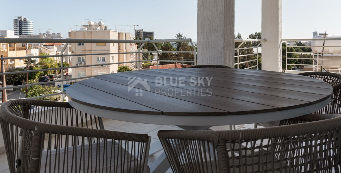 Renovated Three-Bedroom Top Floor Apartment for Rent in Petrou & Pavlou, Limassol