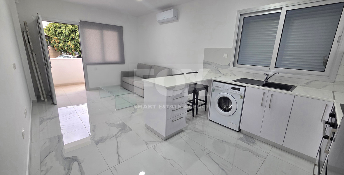 For Rent Modern Ground-Floor Apartment with Private Veranda & Shared Outdoor Space in Agios Ioannis Limassol