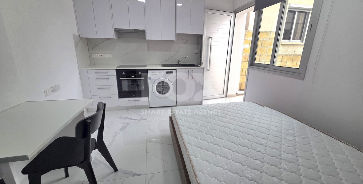 Modern Ground-Floor Apartment with Private Veranda & Shared Outdoor Space in Agios Ioannis Limassol