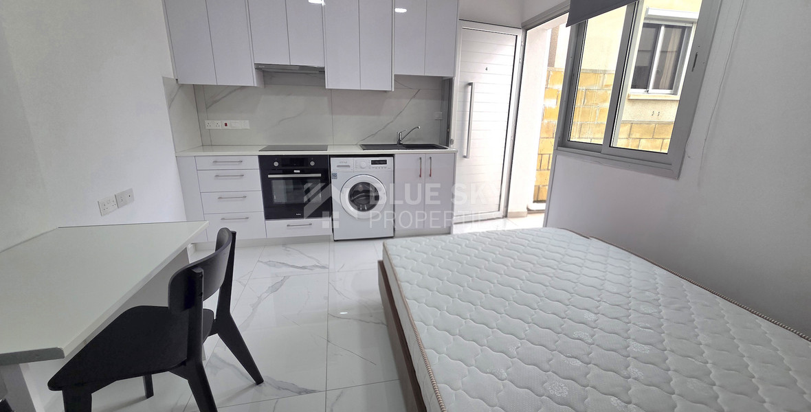 Modern Ground-Floor Apartment with Private Veranda & Shared Outdoor Space in Agios Ioannis Limassol