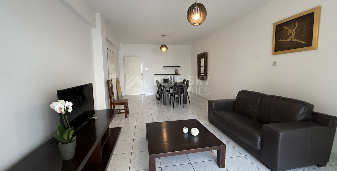 Fully Furnished Three Bedroom Apartment For Rent in Mesa Geitonia