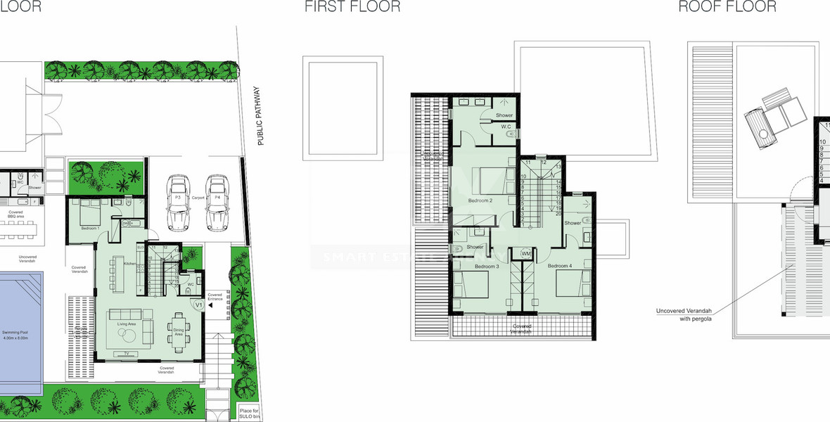 Exclusive Contemporary Villas in Chloraka – Elegant and Spacious four bedroom Homes