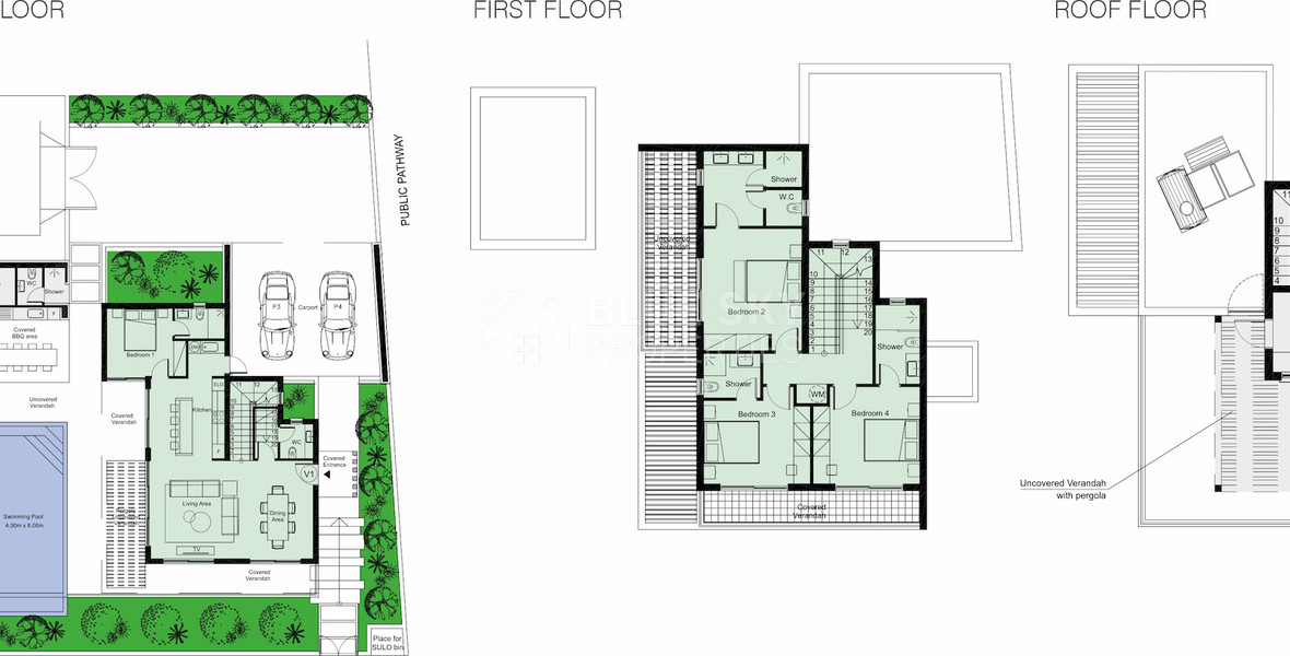 Exclusive Contemporary Villas in Chloraka – Elegant and Spacious four bedroom Homes