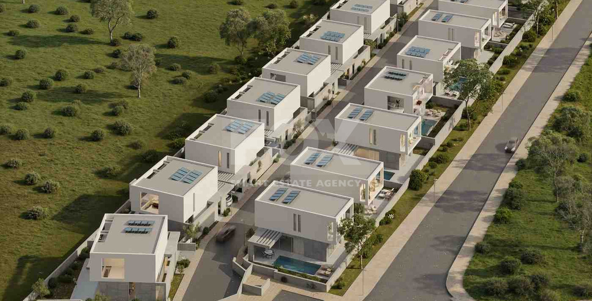 Luxury three Bedroom Villas for Sale in Geroskipou, Paphos – Private Pool & Modern Energy Features