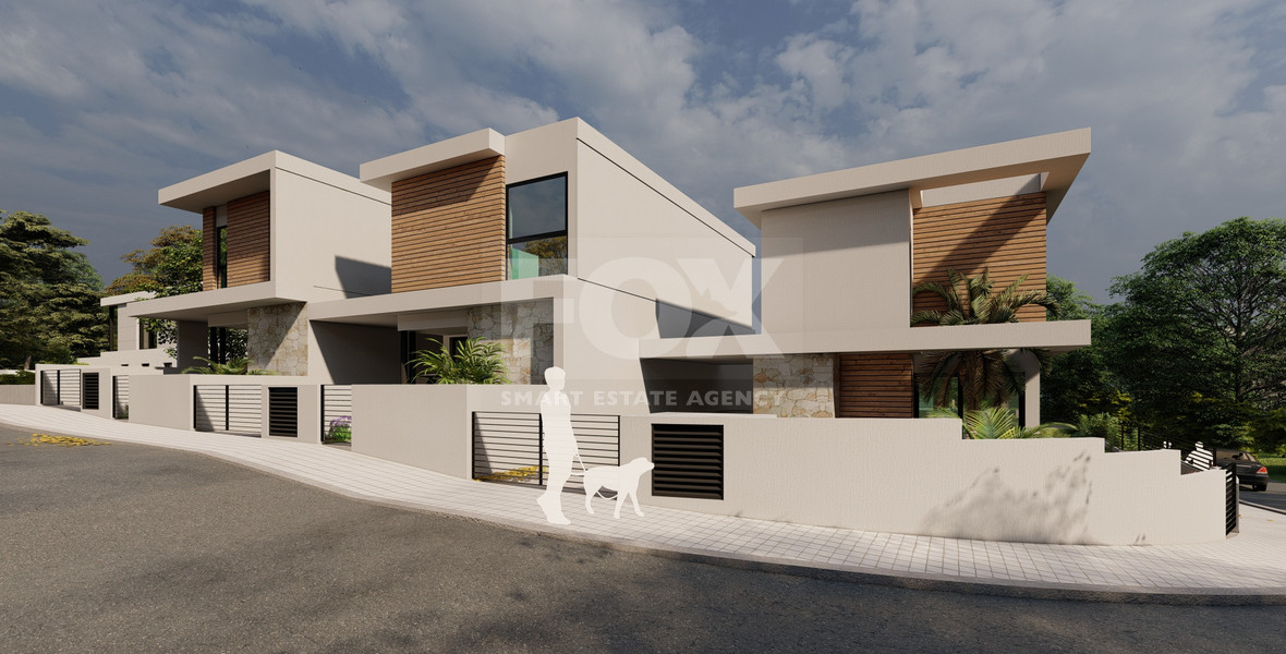 For Sale Three bedroom Detached House with Swimming Pool in Agios Tychon