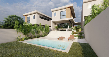 For Sale Three bedroom Detached House with Swimming Pool in Agios Tychon