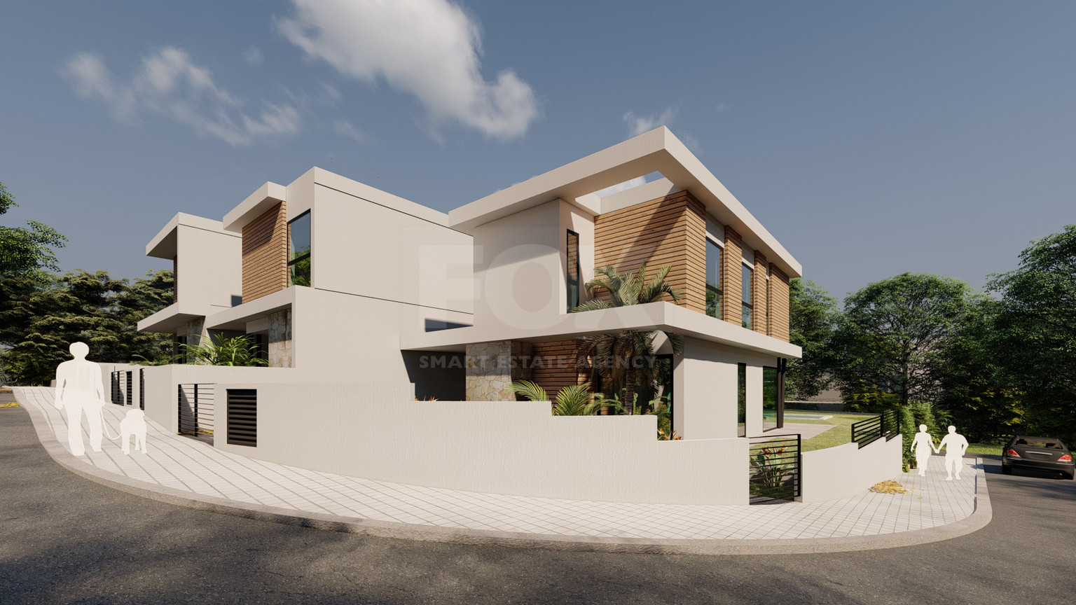 For Sale Three bedroom Detached House with Swimming Pool in Agios Tychon