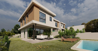 For Sale Three bedroom Detached House with Swimming Pool in Agios Tychon