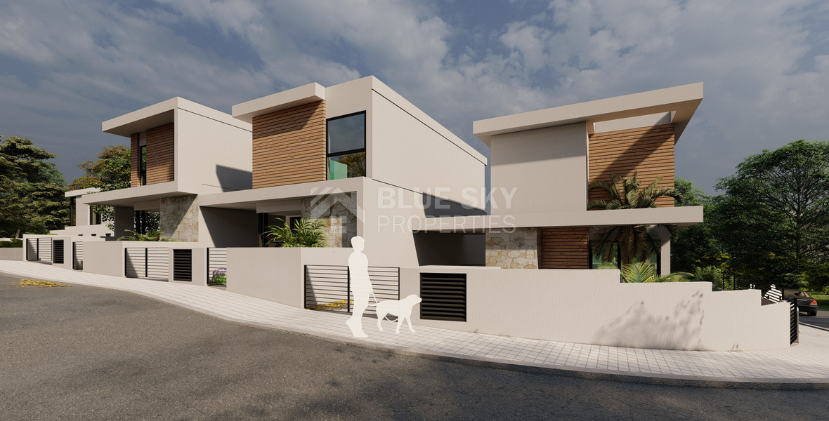 For Sale Three bedroom Detached House with Swimming Pool in Agios Tychon