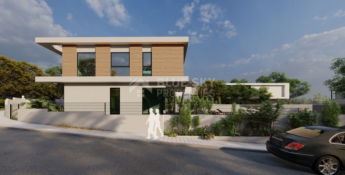 For Sale Three bedroom Detached House with Swimming Pool in Agios Tychon