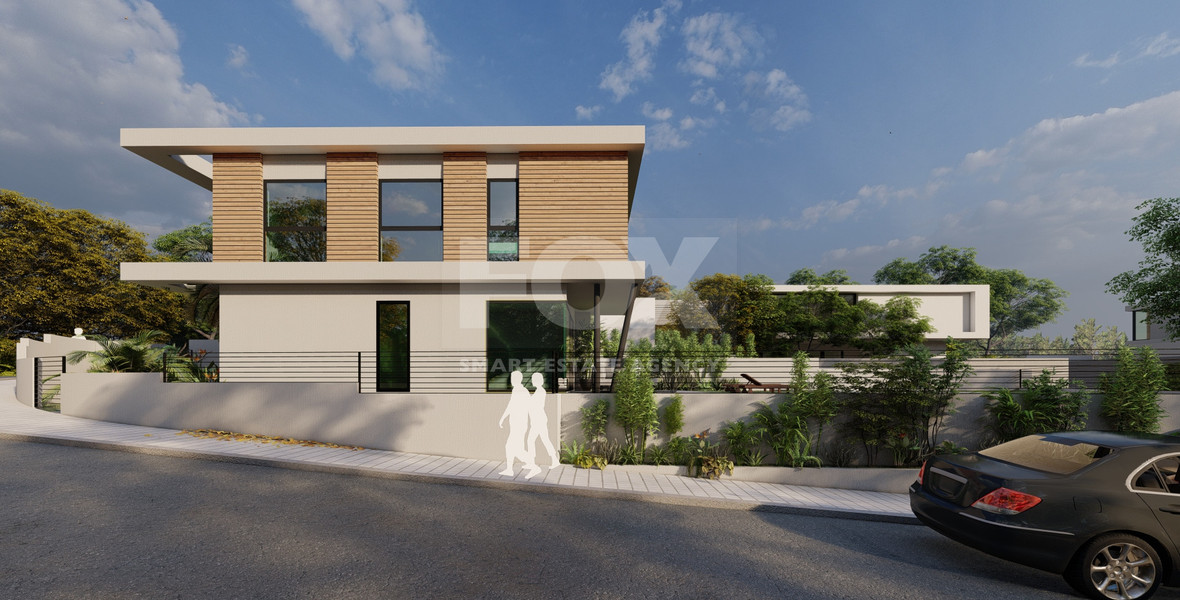 For Sale Three bedroom Detached House with Swimming Pool in Agios Tychon