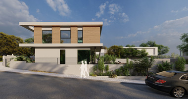 For Sale Three bedroom Detached House with Swimming Pool in Agios Tychon