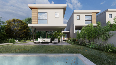 For Sale Three bedroom Detached House with Swimming Pool in Agios Tychon