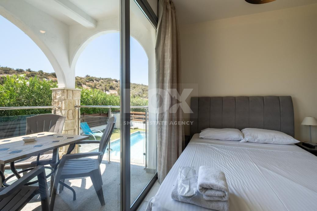 Two bedroom fabulous apartment in Latchi , Paphos with private swimming pool , for sale