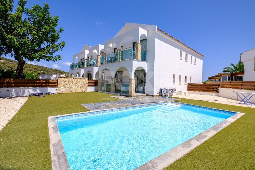 Two Bedroom Ground-Floor Apartment for Sale in Latchi | Private Pool, Near Akamas & Beach