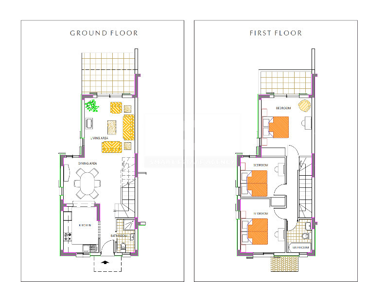 Three bedroom townhouse/maisonette with 2 bathroom for Sale In Polis Chrysochou , Paphos