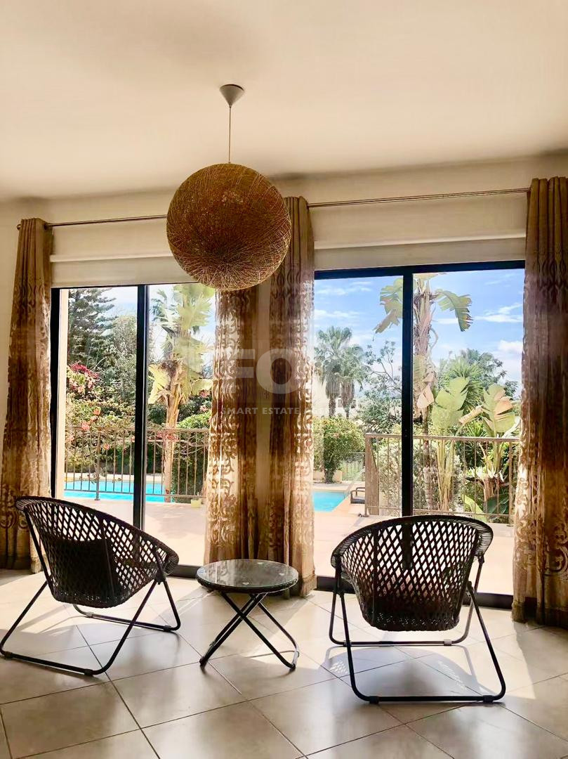 Spacious Furnished House With Sea View in Peyia, Paphos