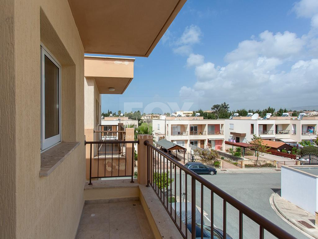 Mandria Paphos Apartment for Sale – Two Bedrooms with Veranda & Title Deed