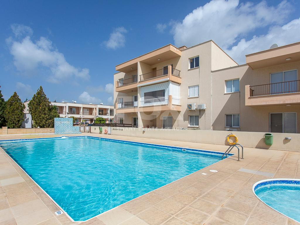 Mandria Paphos Apartment for Sale – Two Bedrooms with Veranda & Title Deed