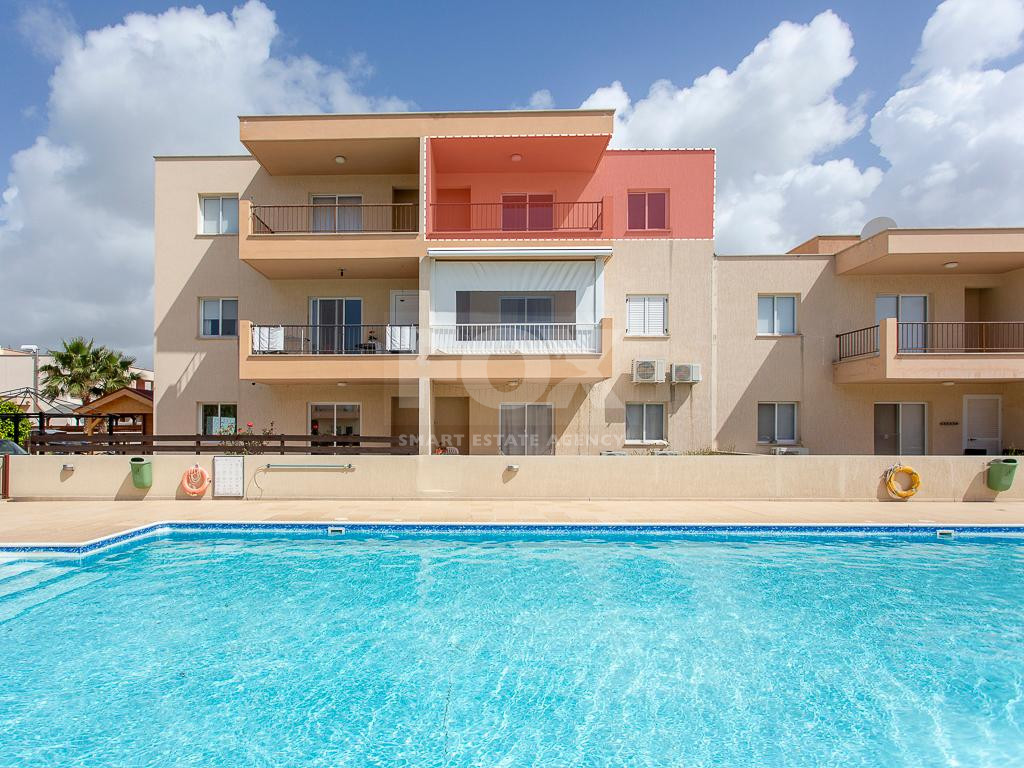 Mandria Paphos Apartment for Sale – Two Bedrooms with Veranda & Title Deed