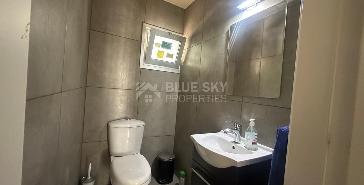 For Rent Furnished office ground floor and upper level in central limassol walking distance to all amenities.