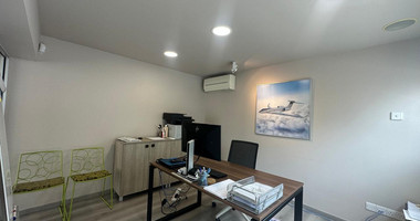 For Rent Furnished office ground floor and upper level in central limassol walking distance to all amenities.