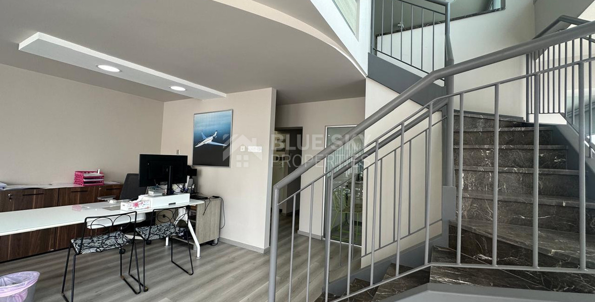 For Rent Furnished office ground floor and upper level in central limassol walking distance to all amenities.