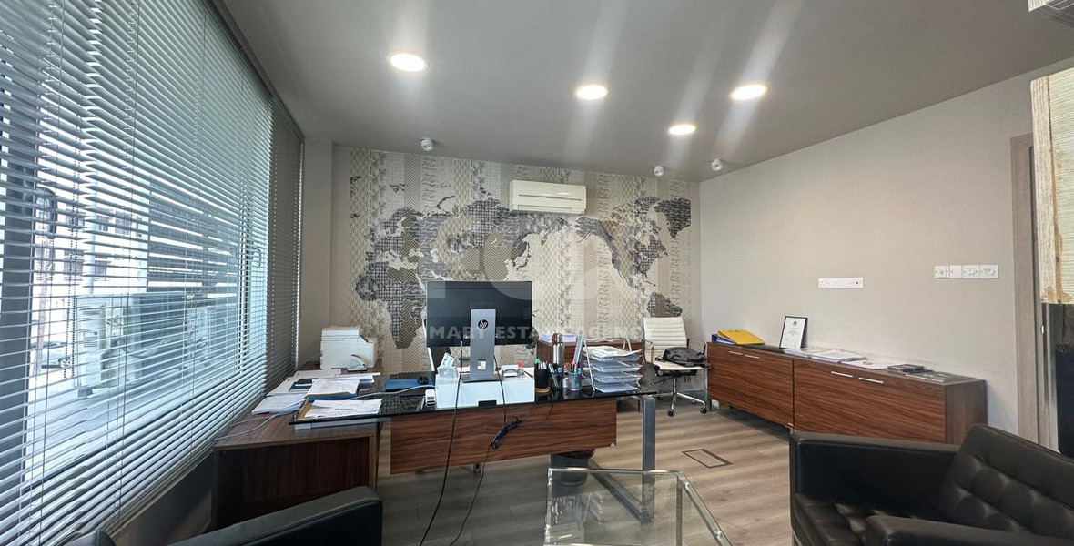 For Rent Furnished office ground floor and upper level in central limassol walking distance to all amenities.
