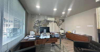 For Rent Furnished office ground floor and upper level in central limassol walking distance to all amenities.