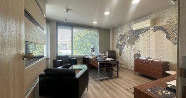 For Rent Furnished office ground floor and upper level in central limassol walking distance to all amenities.