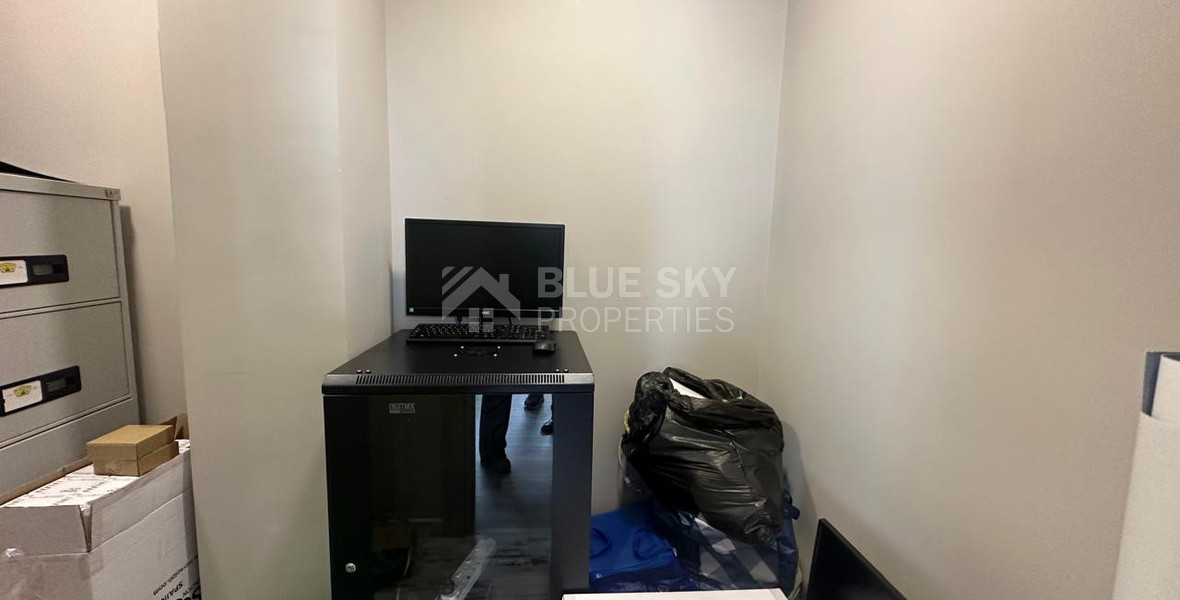 For Rent Furnished office ground floor and upper level in central limassol walking distance to all amenities.