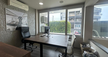 For Rent Furnished office ground floor and upper level in central limassol walking distance to all amenities.