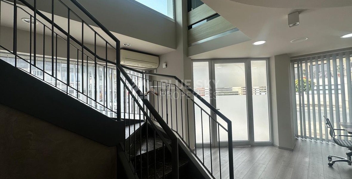 For Rent Furnished office ground floor and upper level in central limassol walking distance to all amenities.