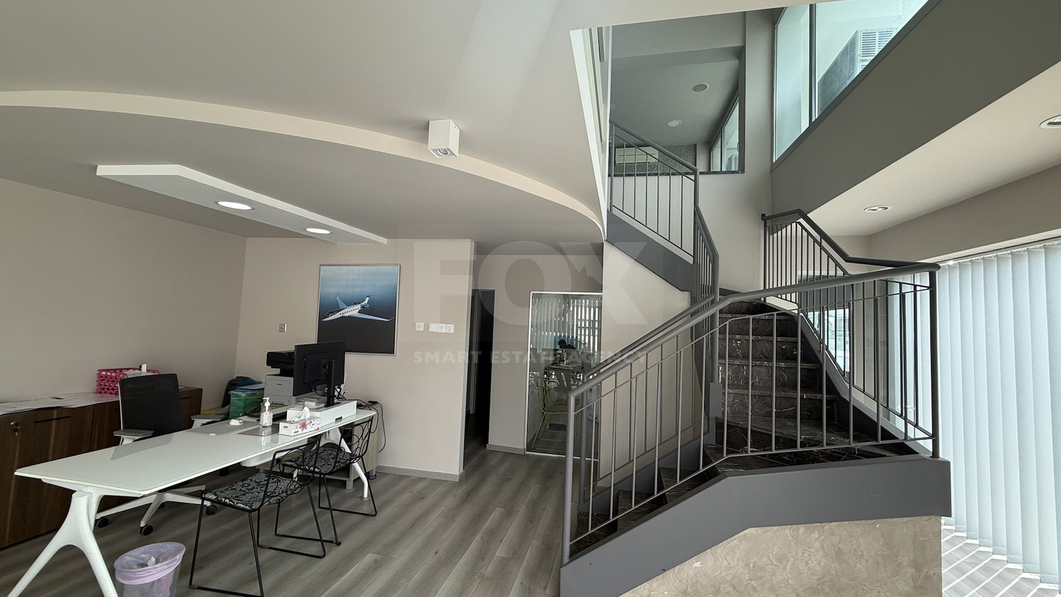 For Rent Furnished office ground floor and upper level in central limassol walking distance to all amenities.