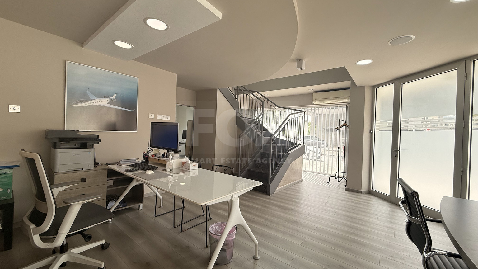 For Rent Furnished office ground floor and upper level in central limassol walking distance to all amenities.